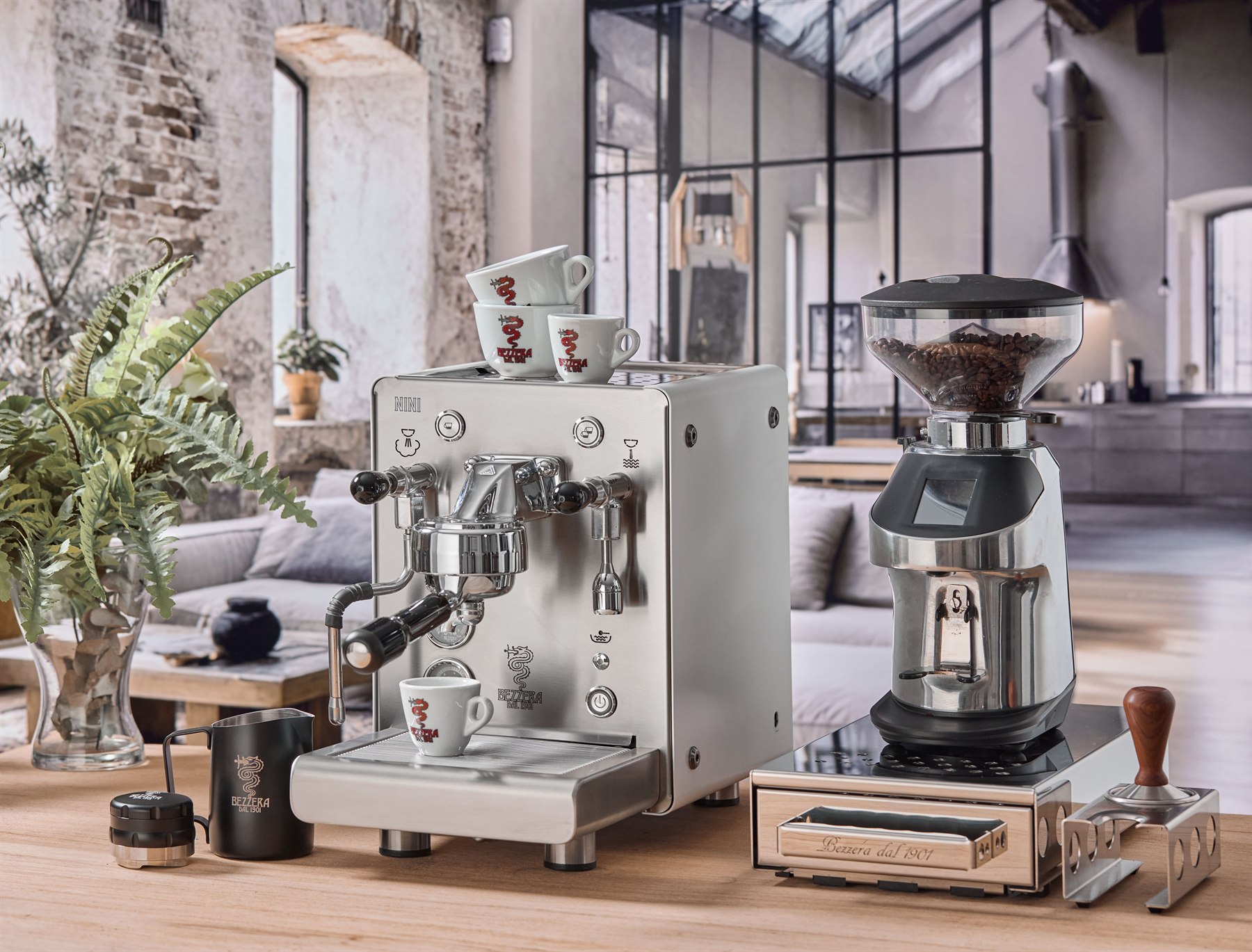 The coffee ritual, at home today.